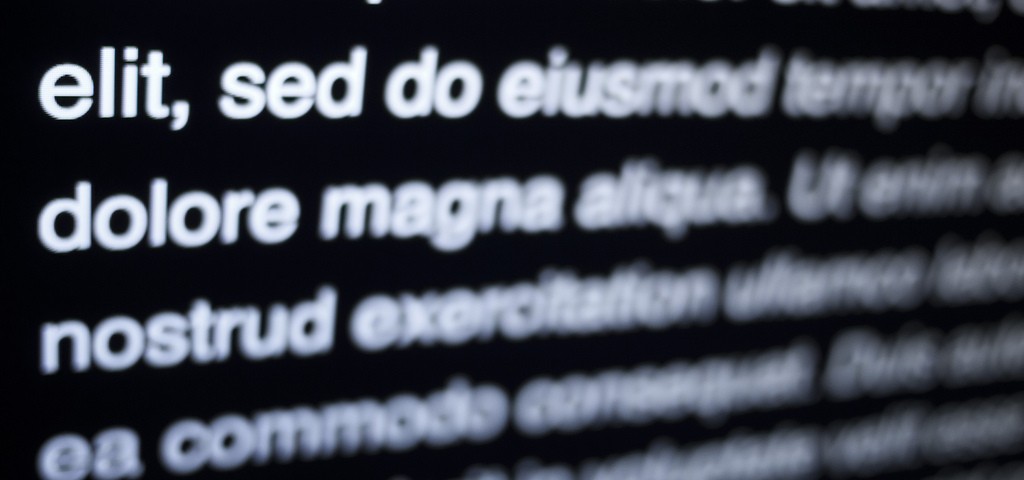 Lorem ipsum - website content