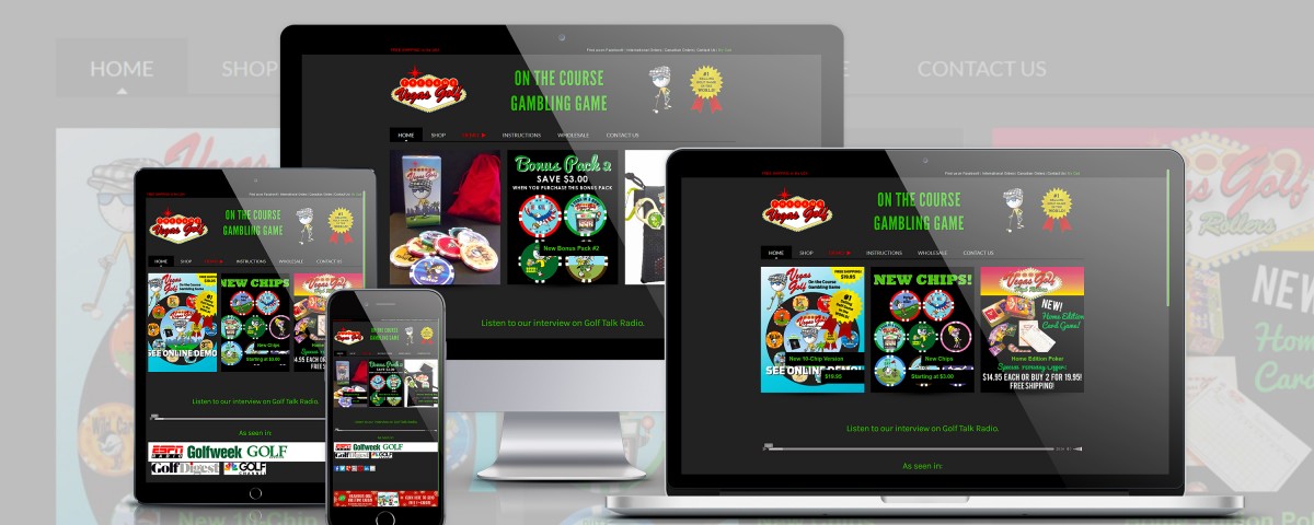 Website Showcase - Vegas Golf the Game